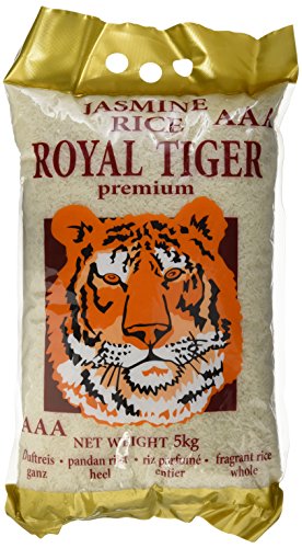 Royal Tiger Reis Jasmin, 4er Pack (4 x 5 kg) von ROYAL TIGER