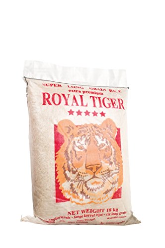 Royal Tiger Reis weiß Langkorn, 1er Pack (1 x 18 kg) von ROYAL TIGER