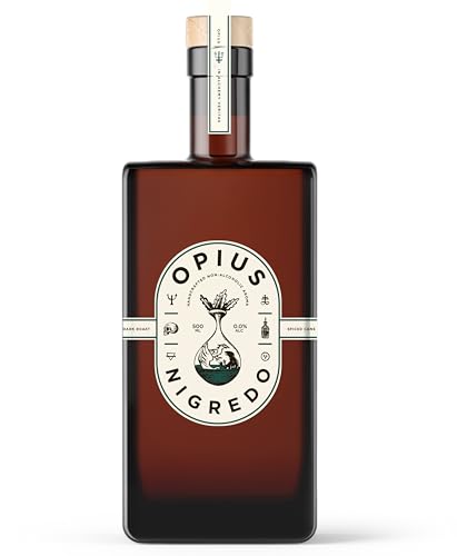 Opius Nigredo Alkoholfreies Elixier, 50 cl, aus Opius Distillery, hergestellt mit handwerklichen Methoden und komplexer botanischer Mischung, köstlich pur oder in Cocktails Opius Nigredo Alkoholfreies Elixier, 50 cl, aus Opius Distillery, hergestellt mit handwerklichen Methoden und komplexer botanischer Mischung, köstlich pur oder in Cocktails von RUBEDO OPIUS