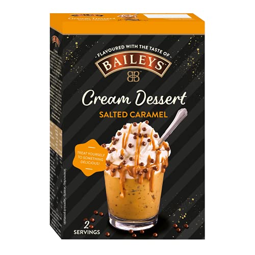 Baileys Cream Dessert Salted Caramel, alkoholfrei,mit Salted Caramel Sauce und Crispies,mit dem einzigartigen Geschmack von Original Irish Cream Likör, 1x130g von RUF
