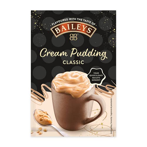 Baileys Cream Pudding Classic, alkoholfreier Quick and Easy Baileys Moment, Tassenpudding als Nachtisch oder als Snack für Zwischendurch, 1x59g Beutel von RUF