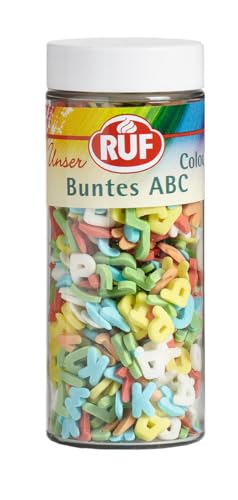RUF ABC Streusel, Buchstaben Streusel essbar, ABC für Kuchen, Cup Cakes und Plätzchen, essbare Tortendeko RUF ABC Streusel, Buchstaben Streusel essbar, ABC für Kuchen, Cup Cakes und Plätzchen, essbare Tortendeko von RUF