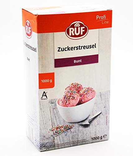 RUF Bunte Zuckerstreusel, 10er Pack (10 x 1 kg) von RUF