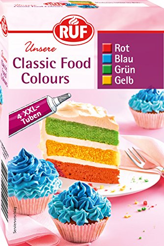 RUF Classic Food Colours, 17er Pack (17 x 80 g) von RUF