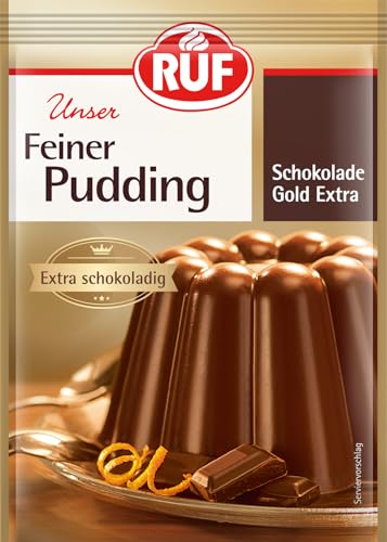 RUF Feiner Pudding Schokolade mit herzhaftem Kakao Aroma, extra schokoladig, glutenfrei und vegan, nur mit Milch und Zucker aufkochen, 3x46g RUF Feiner Pudding Schokolade mit herzhaftem Kakao Aroma, extra schokoladig, glutenfrei und vegan, nur mit Milch und Zucker aufkochen, 3x46g von RUF