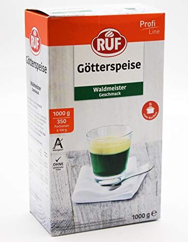 RUF Götterspeise Waldmeister, 10er Pack (10 x 1 kg) von RUF