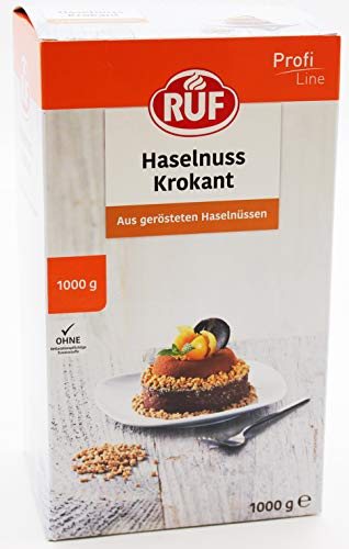 RUF Haselnuss Krokant, 10er Pack (10 x 1 Kg) von RUF