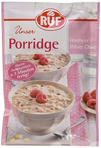 RUF Porridge Himbeer White Chocolate 13er Pack (13 x 65g) von RUF