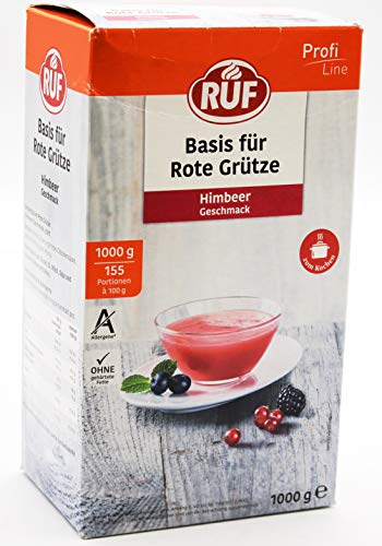 RUF Rote Grütze Himbeer-Geschmack 1000g RUF Rote Grütze Himbeer-Geschmack 1000g von RUF