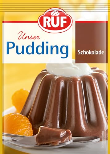 RUF Schokoladen-Pudding mit herzhaftem Kakao Aroma, glutenfrei und vegan, nur mit Milch und Zucker aufkochen, 3x41g RUF Schokoladen-Pudding mit herzhaftem Kakao Aroma, glutenfrei und vegan, nur mit Milch und Zucker aufkochen, 3x41g von RUF