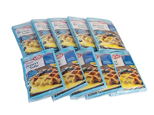 RUF Vanillesoße ohne Kochen 3x24g 10er Pack von RUF