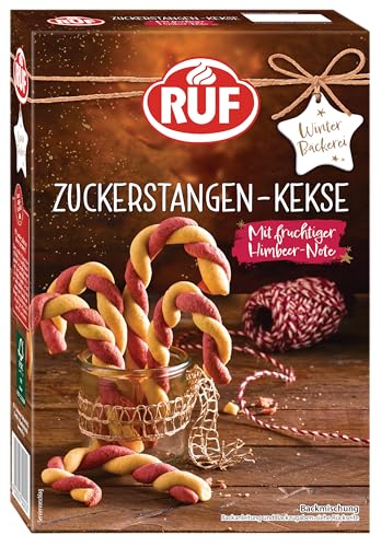 RUF Zuckerstangenkekse, winterliche Kekse aus der Weihnachtsbäckerei, mit fruchtiger Himbeernote, für den gemeinsamen Backspaß, als Geschenk oder Mitbringsel RUF Zuckerstangenkekse, winterliche Kekse aus der Weihnachtsbäckerei, mit fruchtiger Himbeernote, für den gemeinsamen Backspaß, als Geschenk oder Mitbringsel von RUF
