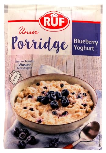 Ruf unser Porridge Bluberry Yoghurt, 13er Pack (13 x 65g) von RUF