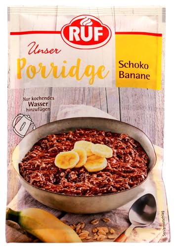Ruf unser Porridge Schoko Banane, 13er Pack (13 x 65g) von RUF