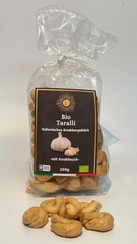 Taralli "BIO Qualität" mit Knoblauch 250g von RUGER Bio Feinkost