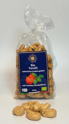 Taralli "BIO Qualität" mit Tomate und Basilikum 250g von RUGER Bio Feinkost