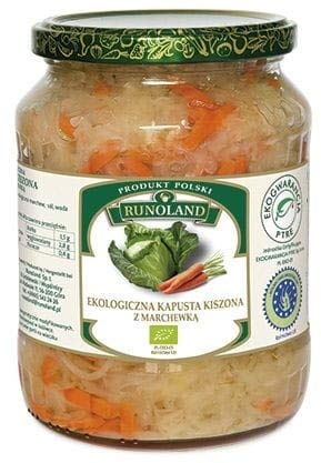 Sauerkraut mit Karotte BIO 700 g (500g) - RUNOLAND von RUNOLAND