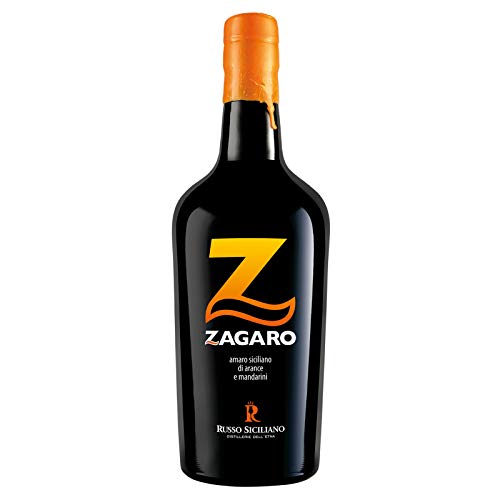 RUSSO SICILIANO Sizilianischer Bitter Zagaro aus Orangen von Ribera D.O.P. und sizilianische Mandarinen, 700ml von RUSSO SICILIANO