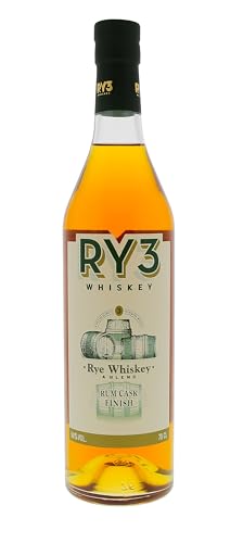 Ry3 Blended Rye Whiskey 700 ml Rum Cask Finish 50% Volume Premium Whisky aus den USA Ry3 Blended Rye Whiskey 700 ml Rum Cask Finish 50% Volume Premium Whisky aus den USA von RY3 Whiskey