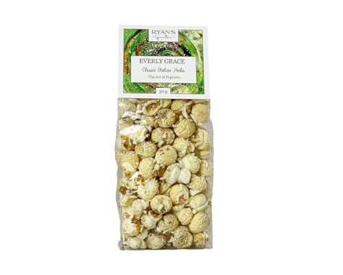 Everly Grace Popcorn – Classic Italian Herbs, 30 g – herzhafte Popcorn-Tüten mit italienischen Kräutern aus unserer Manufaktur in Augsburg, Deutschland von Everly Grace