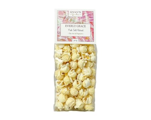 Everly Grace Popcorn – Pink Salt Retreat, 30 g – Popcorn-Tüten mit rosa Kristallsalz aus unserer Manufaktur in Augsburg, Deutschland von Everly Grace