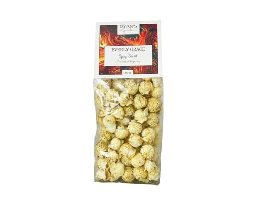 Everly Grace Popcorn – Spicy Sunset, 30 g – Popcorn-Tüten mit BBQ-Gewürz aus unserer Manufaktur in Augsburg, Deutschland von Everly Grace