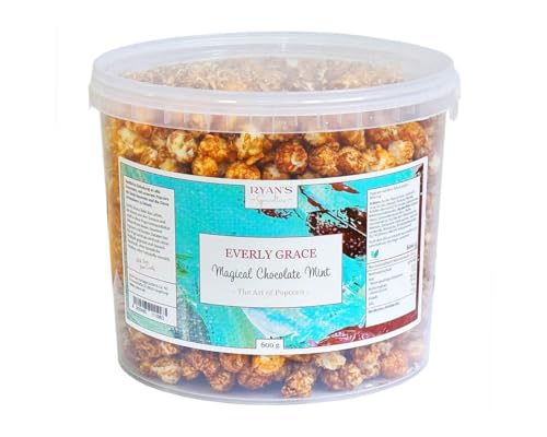 Everly Grace Popcorn – Magical Chocolate Mint, 600 g – Popcorn-Eimer mit Schokolade und Pfefferminze, handgemacht in Deutschland Everly Grace Popcorn – Magical Chocolate Mint, 600 g – Popcorn-Eimer mit Schokolade und Pfefferminze, handgemacht in Deutschland von Everly Grace