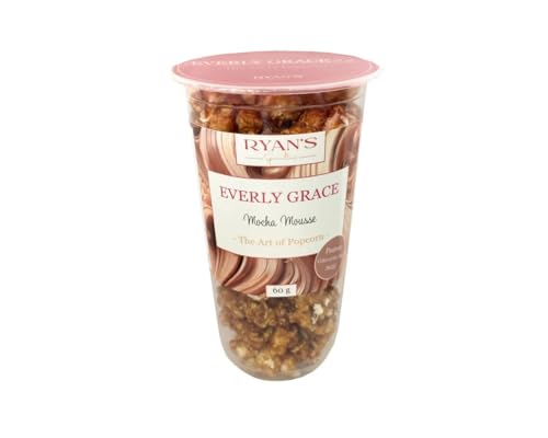 Everly Grace Popcorn – Mocha Mousse 60 g, Gourmet-Popcorn-Becher mit Schokoladen-Espresso-Überzug, Handgefertigt in Deutschland, Knuspriger Snack im praktischen Becher, Perfekt für Kaffeeliebhaber Everly Grace Popcorn – Mocha Mousse 60 g, Gourmet-Popcorn-Becher mit Schokoladen-Espresso-Überzug, Handgefertigt in Deutschland, Knuspriger Snack im praktischen Becher, Perfekt für Kaffeeliebhaber von Everly Grace