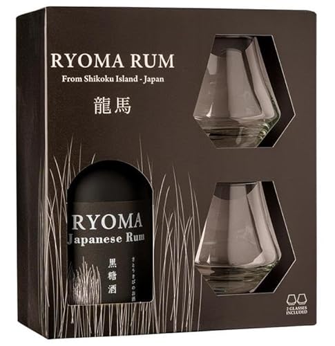 RYOMA RUM JAPONAIS 70 CL SPEZIALPACKUNG MIT 2 GLÄSERN von RYOMA