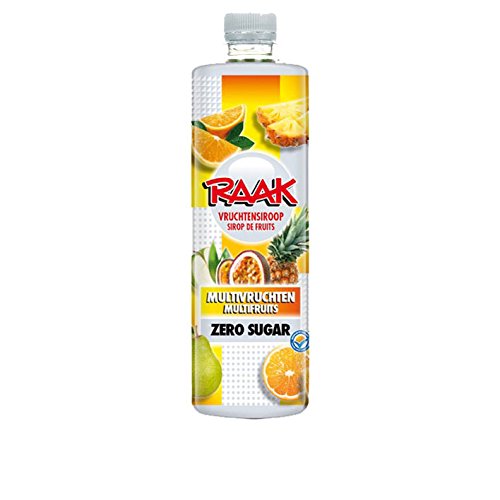 Raak Vruchtensiroop Multifruit Zero Sugar - Getränke-Sirup Fruitmix ohne Zucker (6 x 0,75L) von RAAK