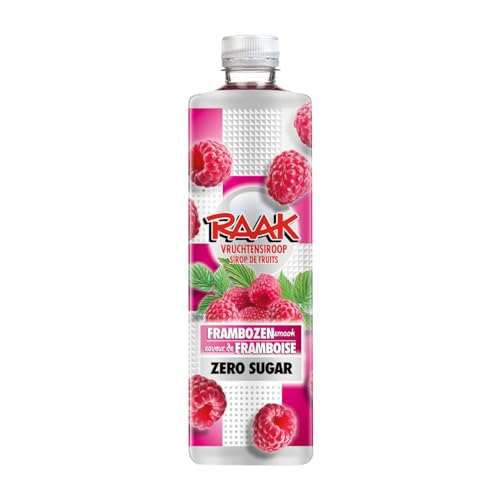 Raak vruchtensiroop frambozen zero sugar - Getränke-Sirup Himbeere ohne Zucker (6 x 0,75L) von RAAK
