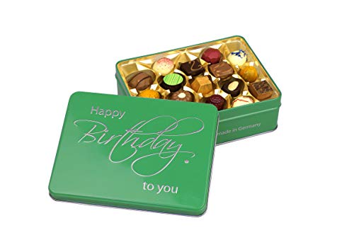Präsentdose "Happy Birthday" 210g, Manufakturqualität!, handgefertigt von den Konditoren der Confiserie Rabbel...für ein Lächeln mehr am Tag Präsentdose "Happy Birthday" 210g, Manufakturqualität!, handgefertigt von den Konditoren der Confiserie Rabbel...für ein Lächeln mehr am Tag von Rabbel