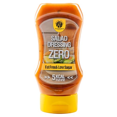 Rabeko Zero Sauce - Salatsoße, 1 x 350ml ohne Zucker & wenig Fett - gesunde Low Carb Produkte kalorienreduziert fettreduziert für Salat, Frites,Burger,Grill - Gluten und Laktosefrei von Rabeko Products