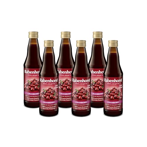 Rabenhorst Cranberry Muttersaft, 6er Pack (6 x 330 ml) von Rabenhorst