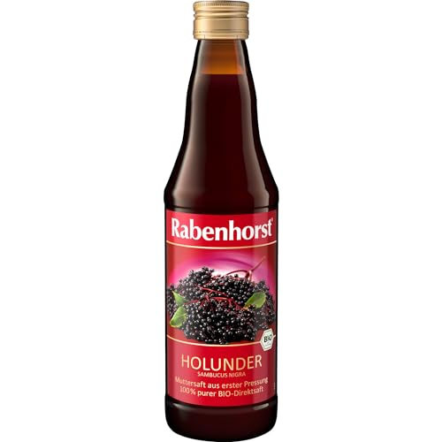 Rabenhorst Holunder 100% Bio-Muttersaft, 330 ml Lösung von Rabenhorst