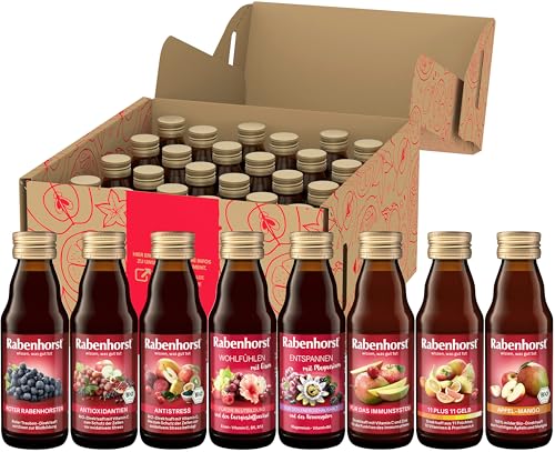 Rabenhorst Probierpaket Mini, 8 Sorten à 3 Flaschen (24 x 125 ml), 3 l (24er Pack) von Rabenhorst