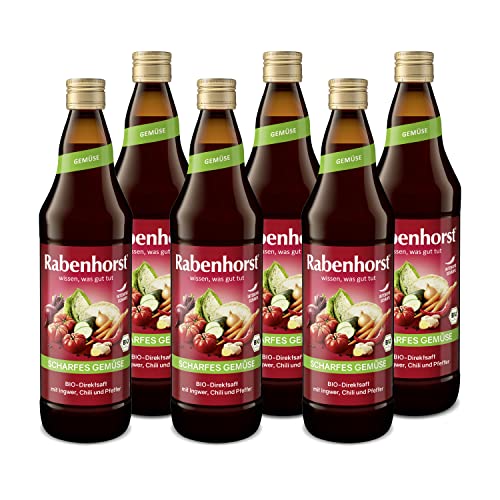 Rabenhorst Scharfes Gemüse BIO, 6er Pack (6 x 700 ml) von Rabenhorst