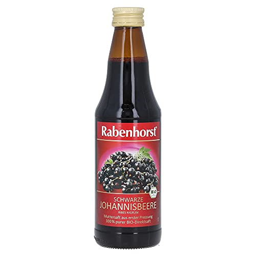 Rabenhorst Schwarzer Johannisbeersaft, Bio, 330 ml von Rabenhorst