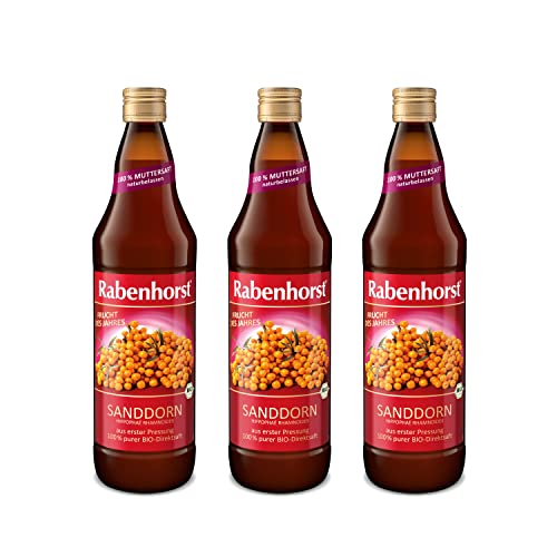 Sanddorn Muttersaft Bio 3er Pack (3 x 700 ml) von Rabenhorst