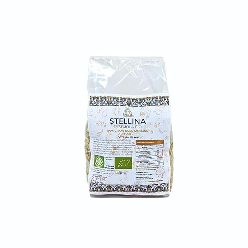 Stellina ? 100 % sizilianischer und biologischer Weizen ? Ökologische Packung ? 500 g von Racilia