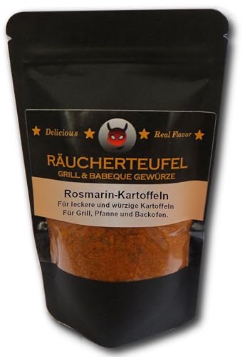 Räucherteufel Rosmarin-Kartoffel Gewürz 90g, Grill Gewürz, Gewürzmischung, Beilagen Gewürz von Räucherteufel