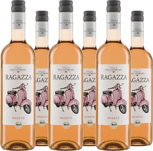 Ragazza 6er Vorteilspaket Rosato IGT Villa San Giorgio 2022 (6 x 0.75 l) von Ragazza