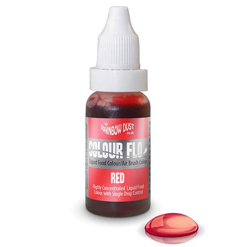 Colorant Liquide Airbrush - Rouge -16ml von Rainbow Dust