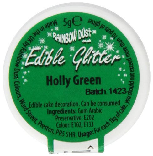 Holly Green Edible Glitter Holly Green Edible Glitter von Rainbow Dust
