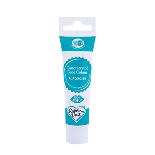 Lebensmittelfarbe Gel - Türkis von Rainbow Dust