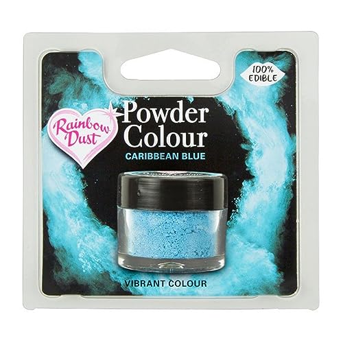 Lebensmittelfarbe Puder karibikblau / Caribbean Blue von Günthart