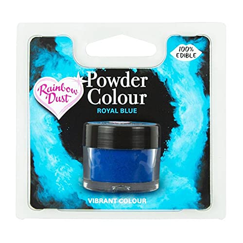 Lebensmittelfarbe Puder royalblau/Royal blue von Rainbow Dust