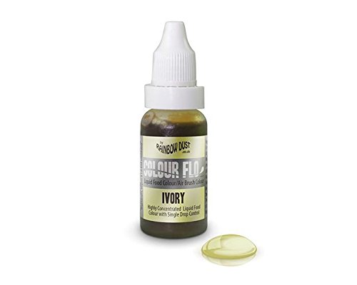 Rainbow Dust Airbrush Farbe -elfenbein- 16ml, Lebensmittelfarbe flüssig Rainbow Dust Airbrush Farbe -elfenbein- 16ml, Lebensmittelfarbe flüssig von Rainbow Dust