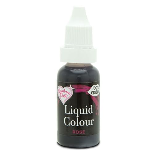 Rainbow Dust Airbrush Farbe -rose- 16ml, Lebensmittelfarbe flüssig von Rainbow Dust