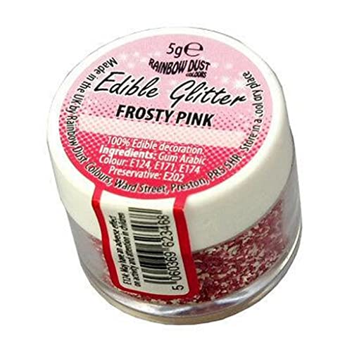 Rainbow Dust Frosty Pink Mix 100% Fully Edible Cake Sparkle Glitter Sugarcraft von Rainbow Dust